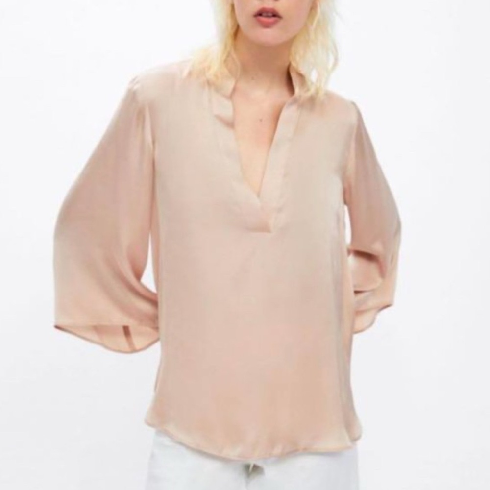 Zara Cream Women's Blouse